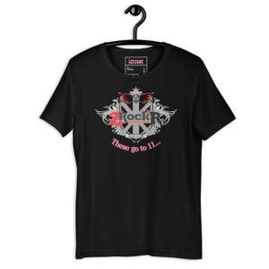 ICJUK ZROCKR Magazine Merch Unisex Crew Neck These Go to 11