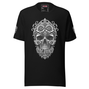 ICJUK Gothic Rose Skull Unisex Crew Neck