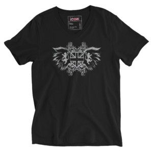 Lions Crest and Wings Unisex V Neck
