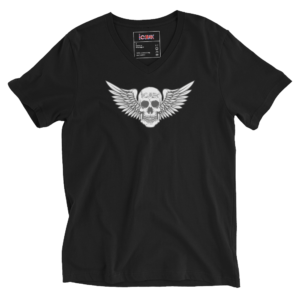 ICJUK Rock and Roll Skull attitude V Neck