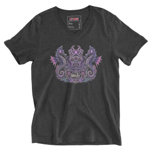 ICJUK Ocean Anarchy Mystic Seahorses Unisex V neck