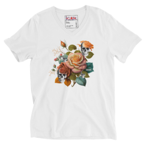 ICJUK Rock and Rose Wisdom V neck